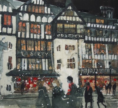 Susan BROWN - Evening Shopping, Libertys, London