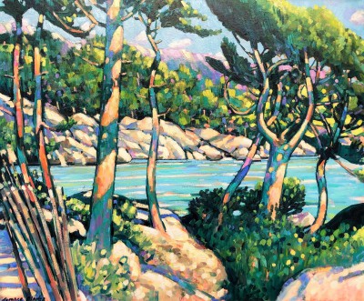 Terence CLARKE - Le Calanque, Port d'Olon