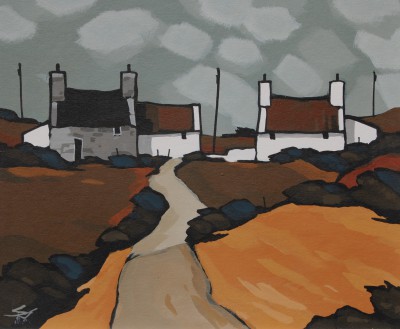 British Artist Stephen John OWEN - Cae Corn Hir